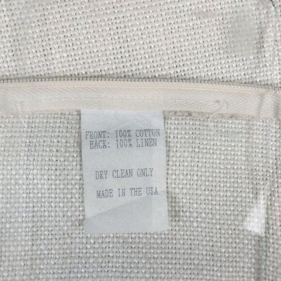 Ryan Studio Square Pillow Covers Southwestern Aztec Ikat Linen 22X22 Blue 2pc - Picture 5 of 9